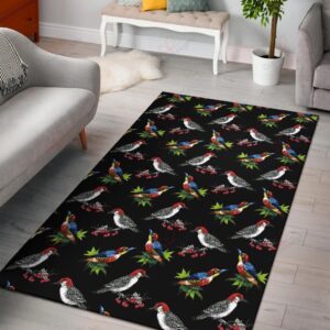 Birds Pattern 6 Rug Sport Decor Gift Floor Decor Living Room Carpet Rug Area Rug - 47915f1a067f