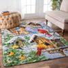 Birds Snow Rug Sport Decor Gift Floor Decor Living Room Carpet Rug Area Rug - 58863d30adec