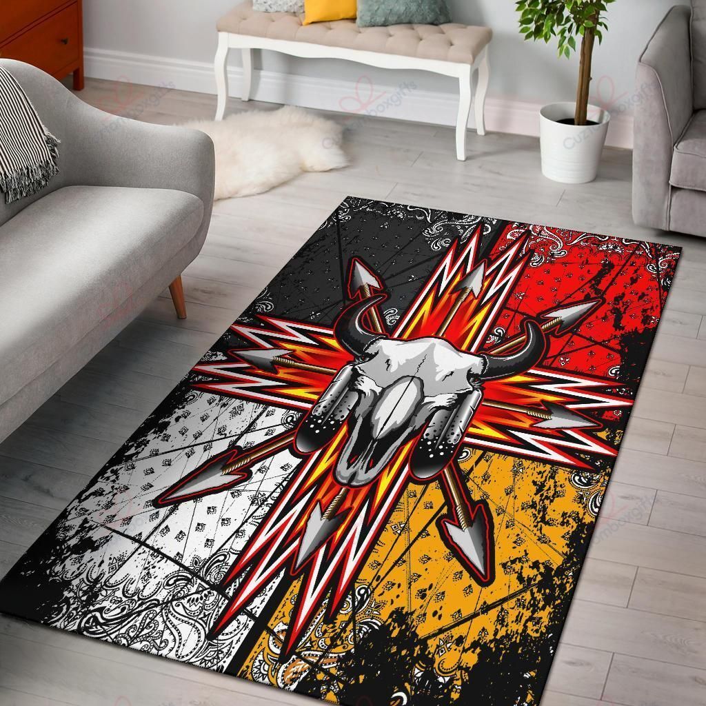 Bison Arrow Native American Rug Sport Decor Gift Floor Decor Living Room Carpet Rug Area Rug - ccee6f806d13 Bison Arrow Native American Rug Sport Decor Gift Floor Decor Living Room Carpet Rug Area Rug - ccee6f806d13