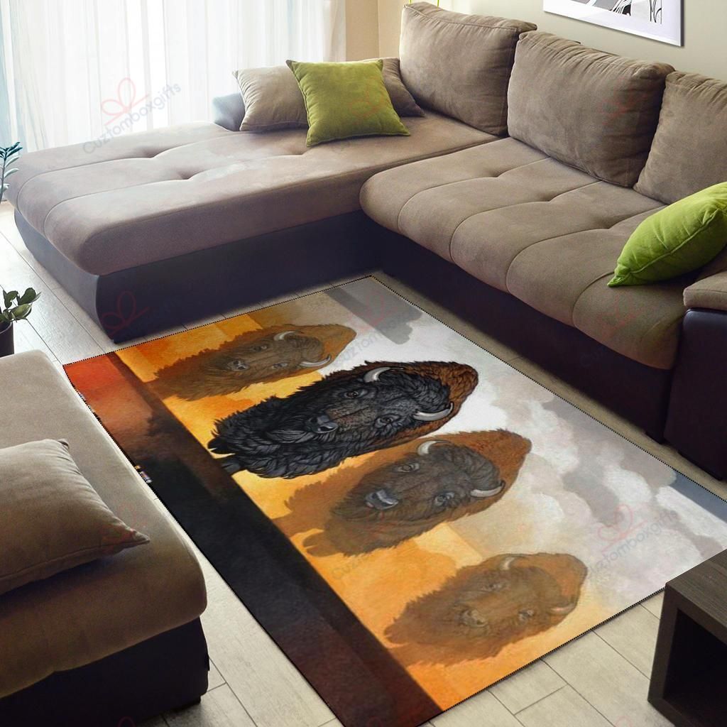 Bison Painting Native American Rug Sport Decor Gift Floor Decor Living Room Carpet Rug Area Rug - 746cfad0c8c3 Bison Painting Native American Rug Sport Decor Gift Floor Decor Living Room Carpet Rug Area Rug - 746cfad0c8c3