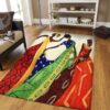 Black African Women Rug Sport Decor Gift Floor Decor Living Room Carpet Rug Area Rug - 5f26a1693a4b
