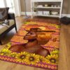 Black Afro Woman Rug Sport Decor Gift Floor Decor Living Room Carpet Rug Area Rug - 60a683bb98b6