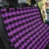 Black And Blue Violet Check Car Back Seat Cover Dog Car Seat Covers - 488a4c4af0c3