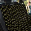 Black And Gold Religious Cross Pattern Car Back Seat Cover Dog Car Seat Covers - b757d6fd2c53
