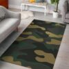 Black And Green Camouflage Rug Sport Decor Gift Floor Decor Living Room Carpet Rug Area Rug - 406f65fcf04a