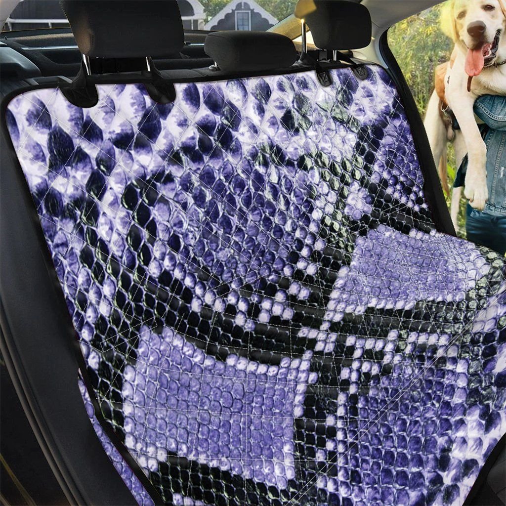 Black And Midnight Blue Snakeskin Car Back Seat Cover Dog Car Seat Covers - f6736d84c5a7 Black And Midnight Blue Snakeskin Car Back Seat Cover Dog Car Seat Covers - f6736d84c5a7