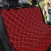 Black And Red Chinese Pattern Design Car Back Seat Cover Dog Car Seat Covers - 1dd2fed5734a