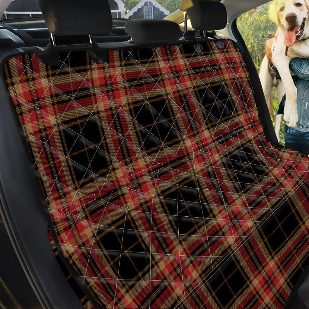 Black And Red Stewart Tartan Design Car Back Seat Cover Dog Car Seat Covers - dfc7349bbfa7 Black And Red Stewart Tartan Design Car Back Seat Cover Dog Car Seat Covers - dfc7349bbfa7