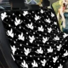 Black And White Angel Themed Design Car Back Seat Cover Dog Car Seat Covers - 06d2cf1fd645
