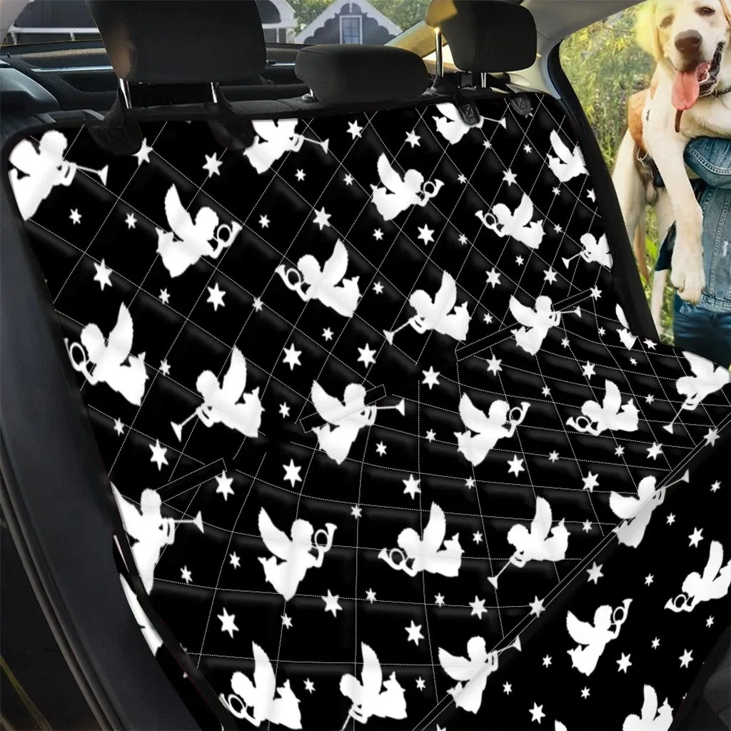 Black And White Angel Themed Design Car Back Seat Cover Dog Car Seat Covers - 06d2cf1fd645 Black And White Angel Themed Design Car Back Seat Cover Dog Car Seat Covers - 06d2cf1fd645
