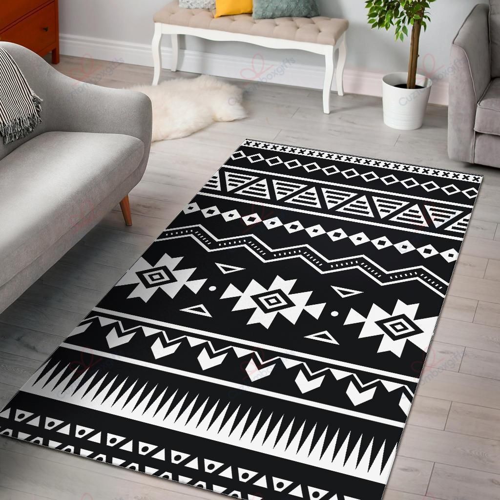 Black And White Aztec Pattern Rug Sport Decor Gift Floor Decor Living Room Carpet Rug Area Rug - e7502ea9f8e6 Black And White Aztec Pattern Rug Sport Decor Gift Floor Decor Living Room Carpet Rug Area Rug - e7502ea9f8e6
