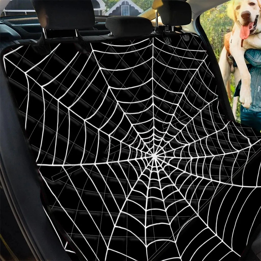 Black And White Cobweb Design Car Back Seat Cover Dog Car Seat Covers - 7d531e9b5b5c Black And White Cobweb Design Car Back Seat Cover Dog Car Seat Covers - 7d531e9b5b5c