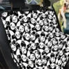 Black And White Cute Happy Panda Car Back Seat Cover Dog Car Seat Covers - e5f566947daf