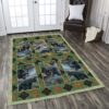 Black Bear Rug Sport Decor Gift Floor Decor Living Room Carpet Rug Area Rug - fd788540a0b0