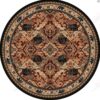 Black Bear Manor Round Carpet Floor Rug Living Room Bedroom Decor Round Area Rug Carpet