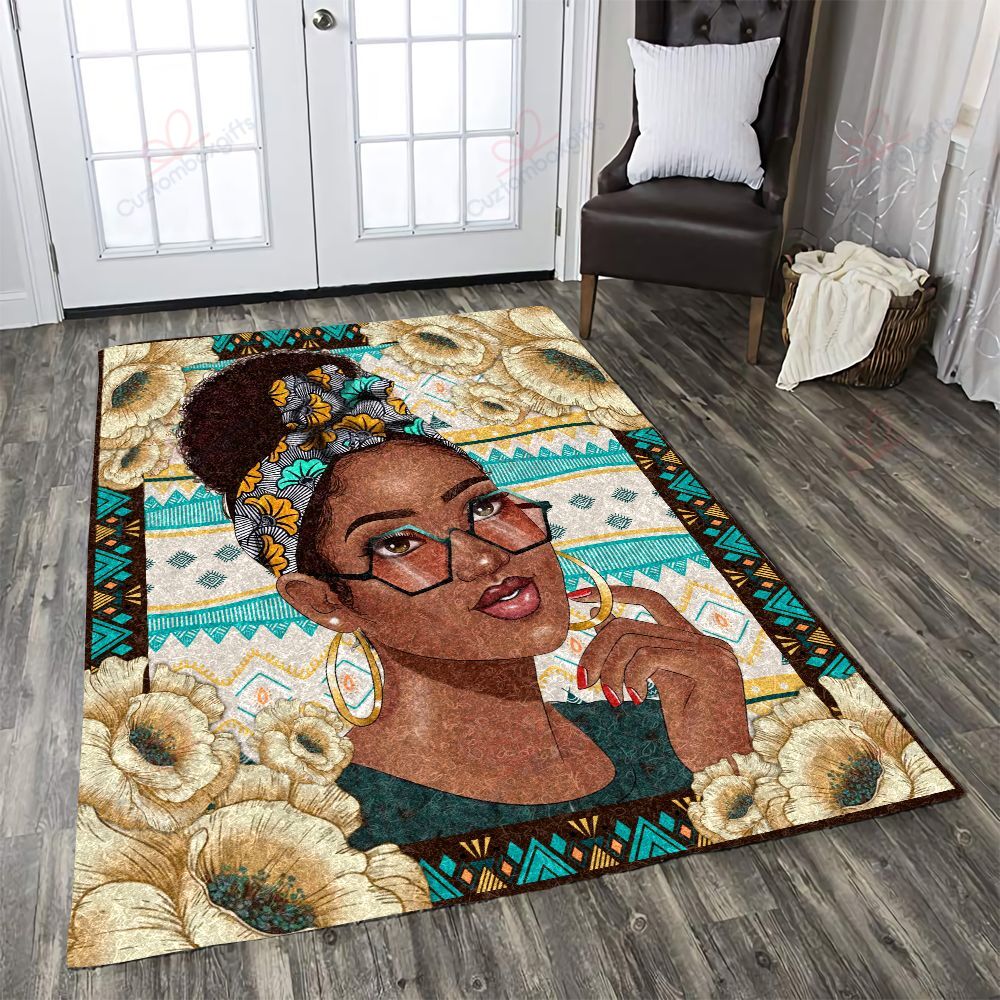 Black Beautiful Girl With Flower Rug Sport Decor Gift Floor Decor Living Room Carpet Rug Area Rug - 666f3e57e118 Black Beautiful Girl With Flower Rug Sport Decor Gift Floor Decor Living Room Carpet Rug Area Rug - 666f3e57e118