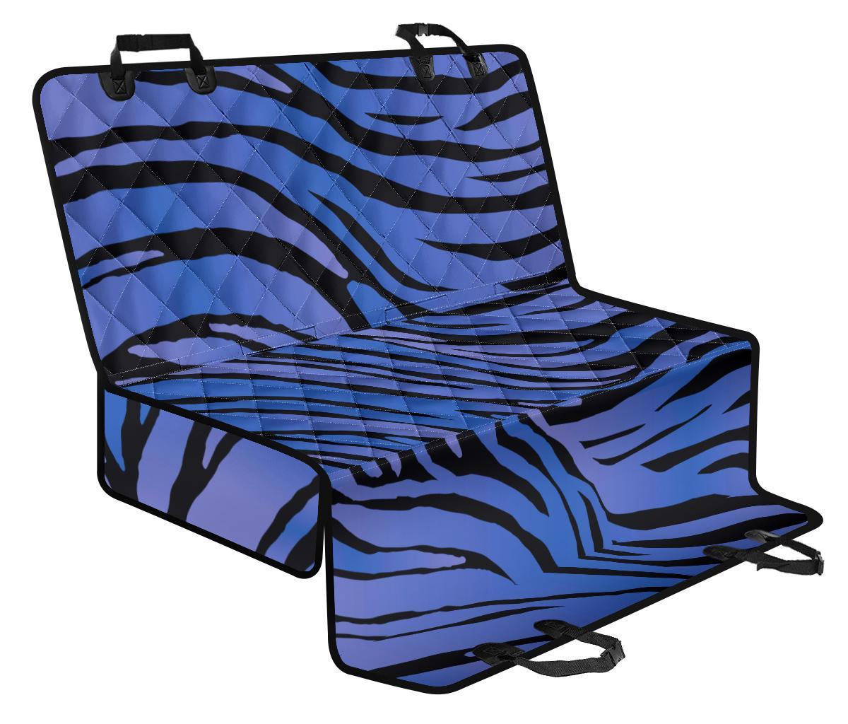 Black Blue Zebra Pattern Print Pet Car Back Seat Cover - a564bef583e9 Black Blue Zebra Pattern Print Pet Car Back Seat Cover - a564bef583e9