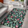 Black Cactus Pattern Rug Sport Decor Gift Floor Decor Living Room Carpet Rug Area Rug - b81e43f3143b