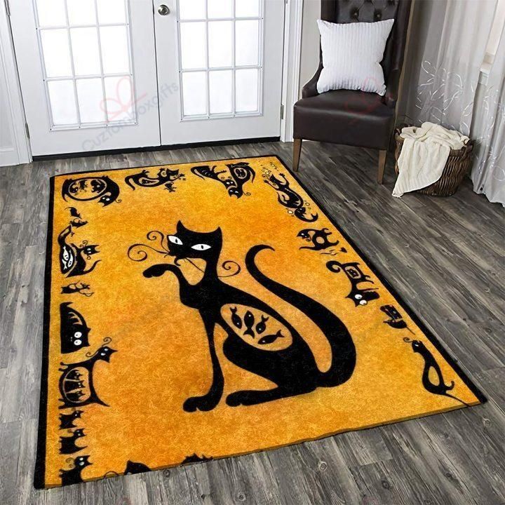 Black Cat 1 Rug Sport Decor Gift Floor Decor Living Room Carpet Rug Area Rug - 7017023a0e00 Black Cat 1 Rug Sport Decor Gift Floor Decor Living Room Carpet Rug Area Rug - 7017023a0e00