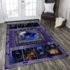 Black Cat 1 Rug Sport Decor Gift Floor Decor Living Room Carpet Rug Area Rug - 74b2051fde54