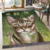 Black Cat 2 Rug Sport Decor Gift Floor Decor Living Room Carpet Rug Area Rug - 39aa08dceb0c