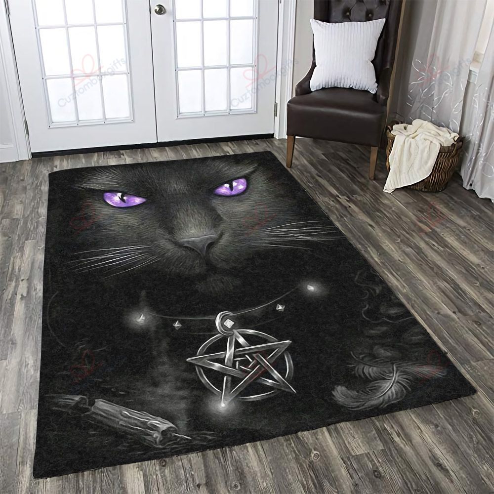 Black Cat 4 Rug Sport Decor Gift Floor Decor Living Room Carpet Rug Area Rug - 8de94c7d037b Black Cat 4 Rug Sport Decor Gift Floor Decor Living Room Carpet Rug Area Rug - 8de94c7d037b
