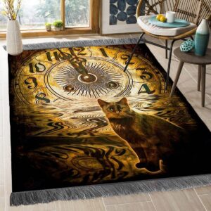 Black Cat 5 Rug Sport Decor Gift Floor Decor Living Room Carpet Rug Area Rug - 2518be3dfa51