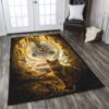 Black Cat 5 Rug Sport Decor Gift Floor Decor Living Room Carpet Rug Area Rug - d36eb63ed296