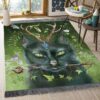 Black Cat 6 Rug Sport Decor Gift Floor Decor Living Room Carpet Rug Area Rug - 5b0a28a97845