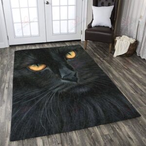 Black Cat 8 Rug Sport Decor Gift Floor Decor Living Room Carpet Rug Area Rug - 10ea2f90aed8