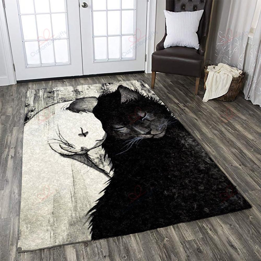 Black Cat And Angel Rug Sport Decor Gift Floor Decor Living Room Carpet Rug Area Rug - 8b4d878dce90 Black Cat And Angel Rug Sport Decor Gift Floor Decor Living Room Carpet Rug Area Rug - 8b4d878dce90