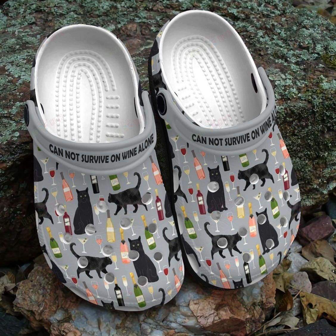 Black Cat Crocs Clog Classic Clog Whitesole Can Not Survive Shoes Black Cat Crocs Clog Classic Clog Whitesole Can Not Survive Shoes