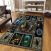 Black Cat Rug Sport Decor Gift Floor Decor Living Room Carpet Rug Area Rug - 7ed511b7f6d1
