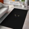 Black Cat Rug Sport Decor Gift Floor Decor Living Room Carpet Rug Area Rug - b5c424edc936
