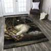 Black Cat Rug Sport Decor Gift Floor Decor Living Room Carpet Rug Area Rug - b54bc4f8fb70