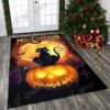 Black Cat Hello Darkness My Old Friend Rug Sport Decor Gift Floor Decor Living Room Carpet Rug Area Rug - 97b4400db246