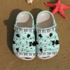 Black Cat Lovely Music Sku 308 Crocs Clog Clog Shoes