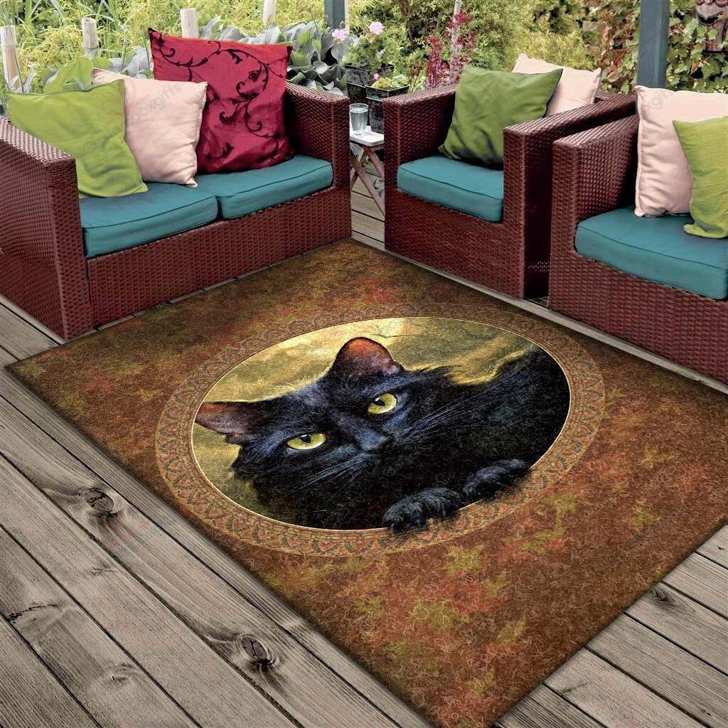 Black Cat Mirror Rug Sport Decor Gift Floor Decor Living Room Carpet Rug Area Rug - 31fe30cc24b1 Black Cat Mirror Rug Sport Decor Gift Floor Decor Living Room Carpet Rug Area Rug - 31fe30cc24b1