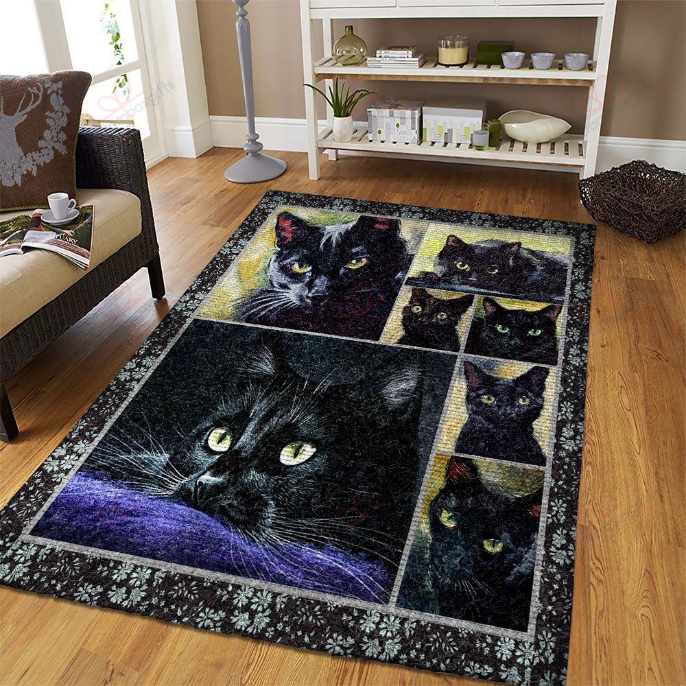 Black Cat Monster Rug Sport Decor Gift Floor Decor Living Room Carpet Rug Area Rug - 6a9ff3e2217f Black Cat Monster Rug Sport Decor Gift Floor Decor Living Room Carpet Rug Area Rug - 6a9ff3e2217f