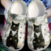 Black Cat Old Paper Sku 310 Crocs Crocband Clog Comfortable For Mens Womens Classic Clog Water Shoes