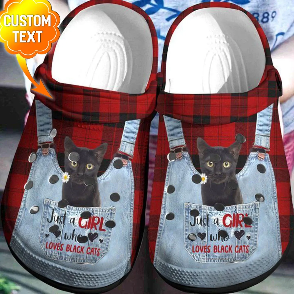 Black Cat Personalize Clog Custom Crocs Clog On Sandal Fashion Style Comfortable For Women Men Kid Black Cat Personalize Clog Custom Crocs Clog On Sandal Fashion Style Comfortable For Women Men Kid