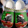 Black Cat Personalized Merry Christmas Sku 304 Crocs Clog Clog Shoes