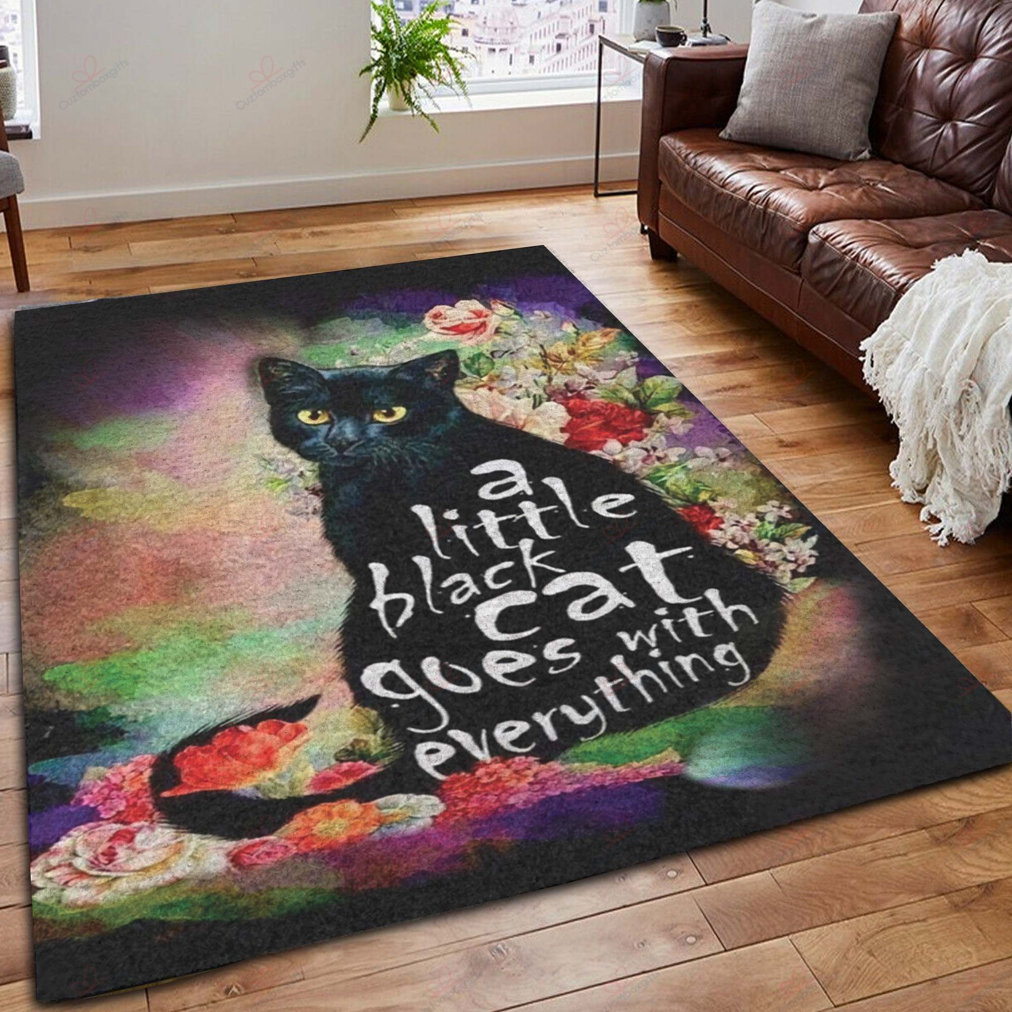 Black Cat Real Love On Rug Sport Decor Gift Floor Decor Living Room Carpet Rug Area Rug - f8e8b9ab0dbb Black Cat Real Love On Rug Sport Decor Gift Floor Decor Living Room Carpet Rug Area Rug - f8e8b9ab0dbb