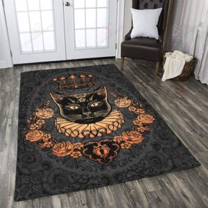 Black Cat Royal Rug Sport Decor Gift Floor Decor Living Room Carpet Rug Area Rug - ff8bbd225e1e