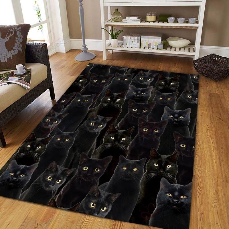 Black Cat So Cute Rug Sport Decor Gift Floor Decor Living Room Carpet Rug Area Rug - 8b1db54f272f Black Cat So Cute Rug Sport Decor Gift Floor Decor Living Room Carpet Rug Area Rug - 8b1db54f272f