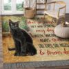 Black Cat Those We Love Dont Go Away Rug Sport Decor Gift Floor Decor Living Room Carpet Rug Area Rug - 8de30e867962
