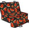 Black Cute Watermelon Pattern Print Pet Car Back Seat Cover - da627a4d55b3
