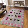 Black Dachshund Rug Sport Decor Gift Floor Decor Living Room Carpet Rug Area Rug - 2acd5b0be96f