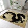 Black Dragon Rug Sport Decor Gift Floor Decor Living Room Carpet Rug Area Rug - 068d63e13858