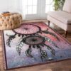 Black Dreamcatcher Rug Sport Decor Gift Floor Decor Living Room Carpet Rug Area Rug - 511814f9f7a6